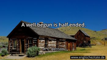Englisches Zitat von A. C. Benson als Bild