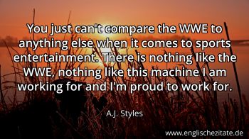 Englisches Zitat von A.J. Styles als Bild
