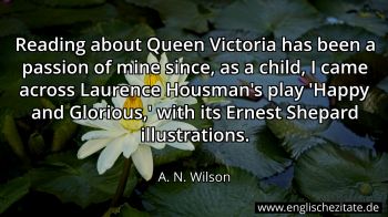 Englisches Zitat von A. N. Wilson als Bild