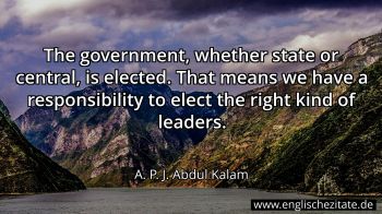 Englisches Zitat von A. P. J. Abdul Kalam als Bild
