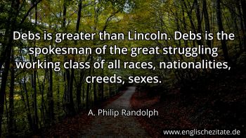 Englisches Zitat von A. Philip Randolph als Bild