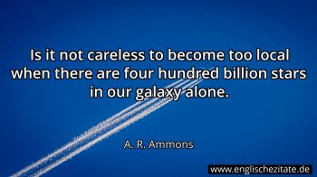 Englisches Zitat von A. R. Ammons als Bild