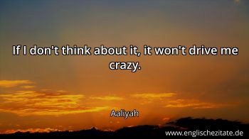Englisches Zitat von Aaliyah als Bild
