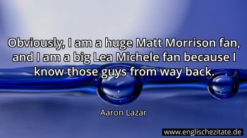 Englisches Zitat von Aaron Lazar als Bild