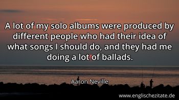 Englisches Zitat von Aaron Neville als Bild