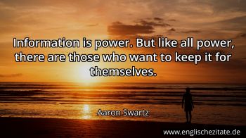 Englisches Zitat von Aaron Swartz als Bild