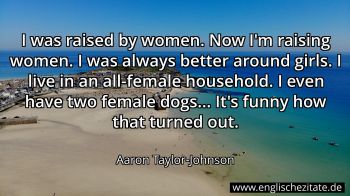 Englisches Zitat von Aaron Taylor-Johnson als Bild