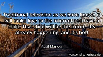 Englisches Zitat von Aasif Mandvi als Bild