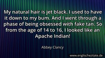 Englisches Zitat von Abbey Clancy als Bild