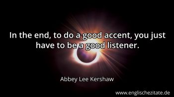 Englisches Zitat von Abbey Lee Kershaw als Bild