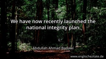 Englisches Zitat von Abdullah Ahmad Badawi als Bild