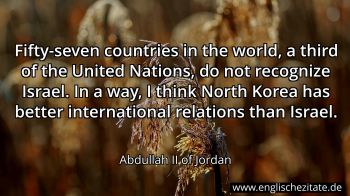 Englisches Zitat von Abdullah II of Jordan als Bild
