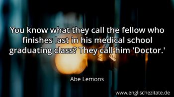 Englisches Zitat von Abe Lemons als Bild