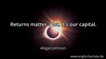 Englisches Zitat von Abigail Johnson als Bild