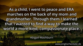 Englisches Zitat von Abigail Washburn als Bild