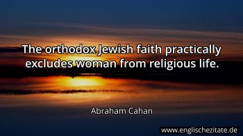 Englisches Zitat von Abraham Cahan als Bild