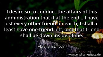 Englisches Zitat von Abraham Lincoln als Bild