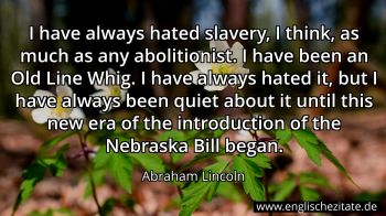 Englisches Zitat von Abraham Lincoln als Bild