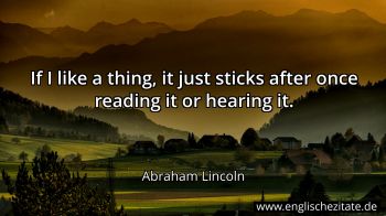 Englisches Zitat von Abraham Lincoln als Bild