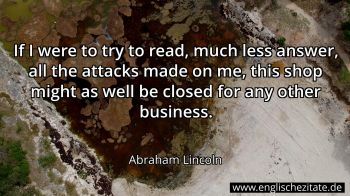 Englisches Zitat von Abraham Lincoln als Bild