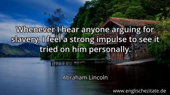 Englisches Zitat von Abraham Lincoln als Bild