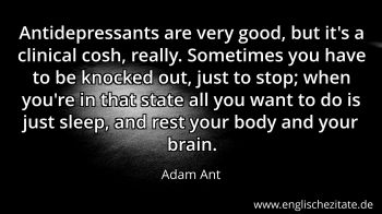 Englisches Zitat von Adam Ant als Bild