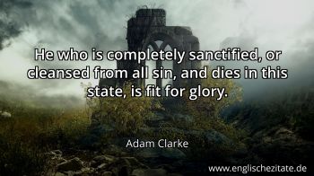 Englisches Zitat von Adam Clarke als Bild