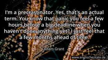 Englisches Zitat von Adam Grant als Bild
