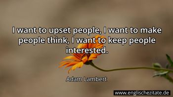 Englisches Zitat von Adam Lambert als Bild