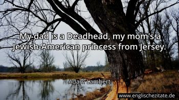 Englisches Zitat von Adam Lambert als Bild