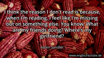 Englisches Zitat von Adam Sandler als Bild