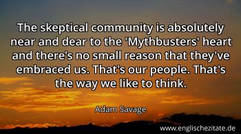 Englisches Zitat von Adam Savage als Bild