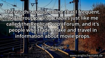 Englisches Zitat von Adam Savage als Bild