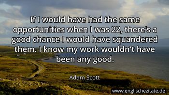 Englisches Zitat von Adam Scott als Bild