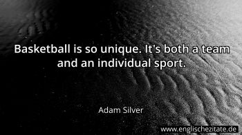 Englisches Zitat von Adam Silver als Bild