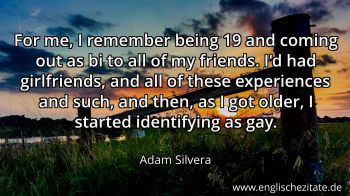 Englisches Zitat von Adam Silvera als Bild