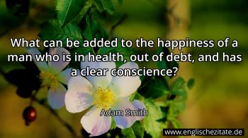 Englisches Zitat von Adam Smith als Bild