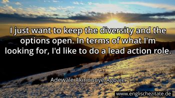 Englisches Zitat von Adewale Akinnuoye-Agbaje als Bild