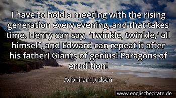 Englisches Zitat von Adoniram Judson als Bild