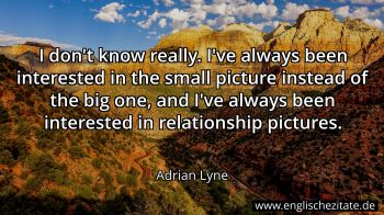 Englisches Zitat von Adrian Lyne als Bild