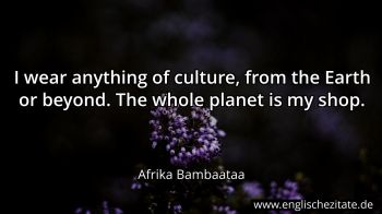 Englisches Zitat von Afrika Bambaataa als Bild