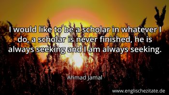 Englisches Zitat von Ahmad Jamal als Bild