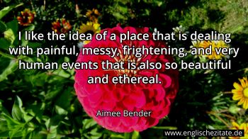 Englisches Zitat von Aimee Bender als Bild