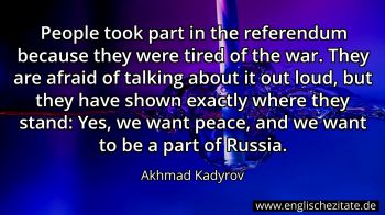Englisches Zitat von Akhmad Kadyrov als Bild