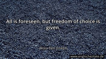 Englisches Zitat von Akiva ben Joseph als Bild