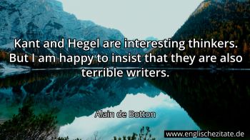 Englisches Zitat von Alain de Botton als Bild