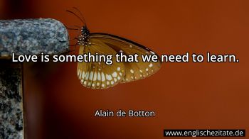 Englisches Zitat von Alain de Botton als Bild