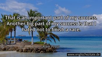 Englisches Zitat von Alain Prost als Bild