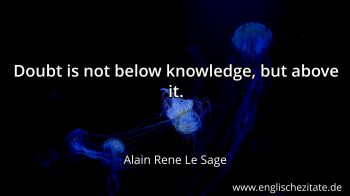 Englisches Zitat von Alain Rene Le Sage als Bild