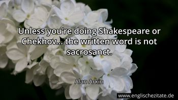 Englisches Zitat von Alan Arkin als Bild